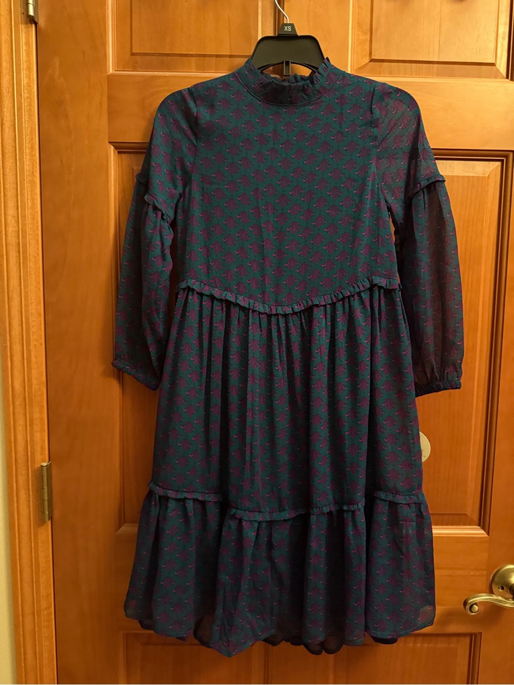 Colorful Planet Girls' Teal and Purple Dress